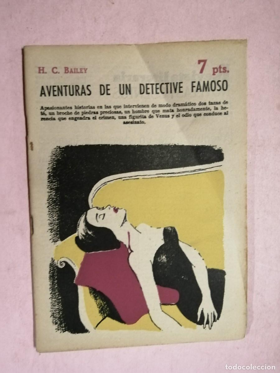 Second hand books: NOVELAS Y CUENTOS. AVENTURAS DE UN DETECTIVE FAMOSO (H. C. BAILEY)