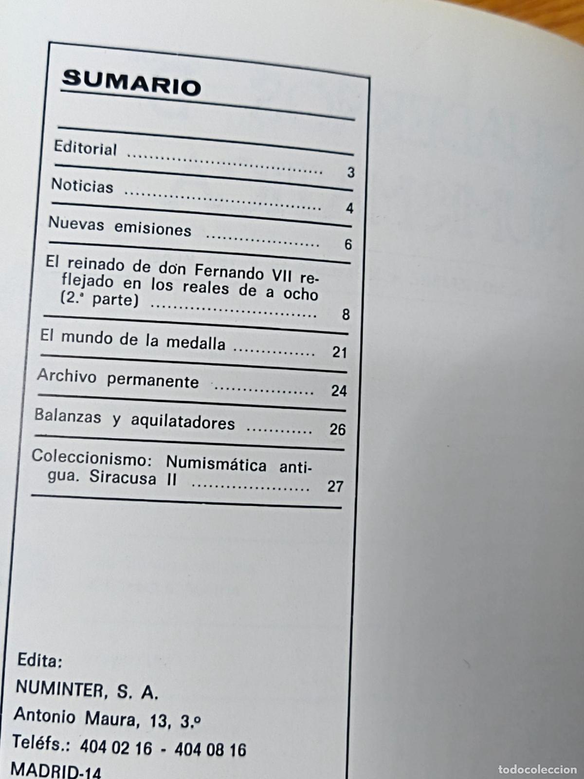 Libros de segunda mano: Cuadernos de Numismatica - Numinter, S. A. 18 - Foto 2