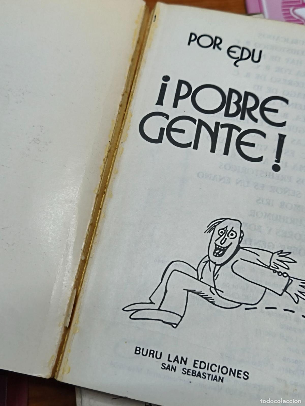 Libros de segunda mano: &iexcl;Pobre gente! - Edu - Buru Lan Ediciones - Foto 2