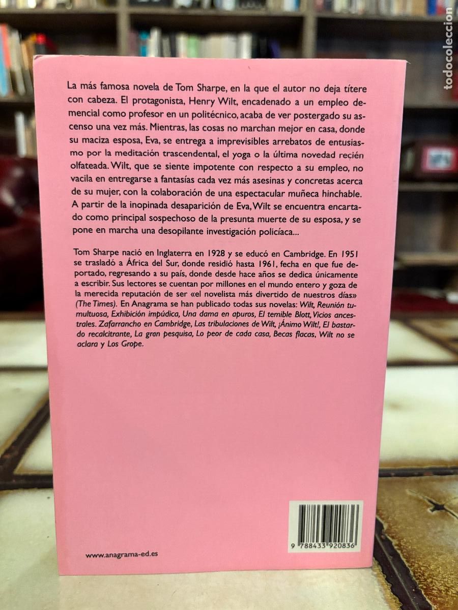 Libros de segunda mano: Wilt. Tom Sharpe. Anagrama - Foto 2