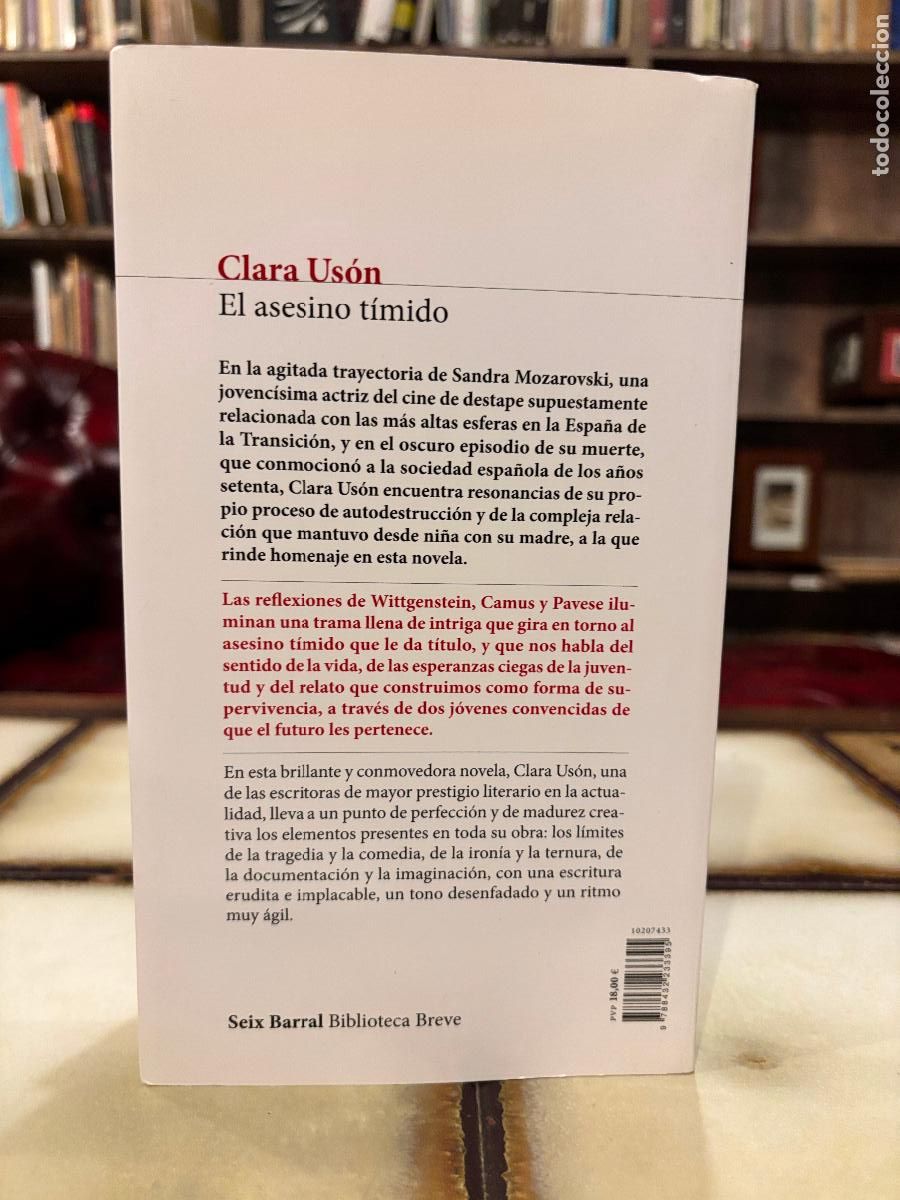 Libros de segunda mano: El asesino t&iacute;mido. Clara Us&oacute;n. - Foto 2
