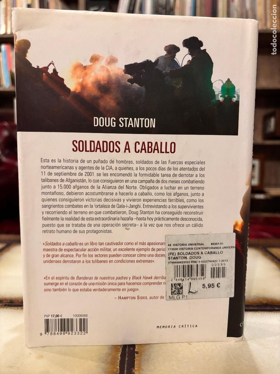 Libros de segunda mano: Soldados a caballo. Doug Stanton. - Foto 2
