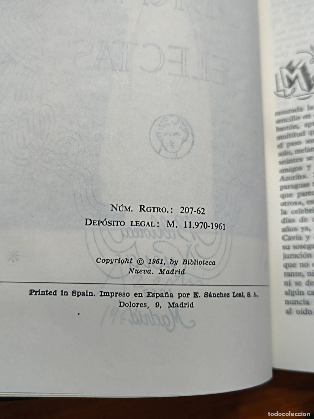 Libros de segunda mano: Obras Selectas - Azor&iacute;n - Biblioteca Nueva - Foto 4