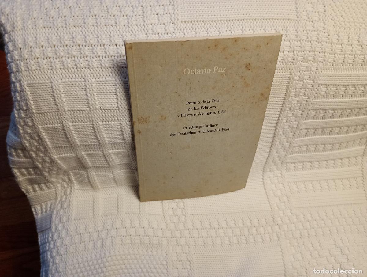 Libri di seconda mano: OCTAVIO PAZ PREMIO DE LOS EDITORES Y LIBREROS ALEMANES 1984
