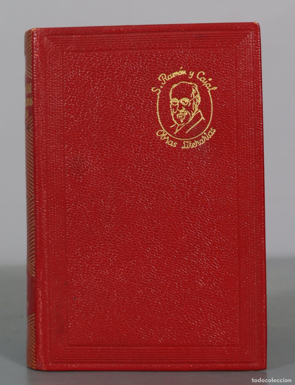 Livros em segunda m&atilde;o: Obras Literarias Completas - Santiago Ram&oacute;n y Cajal - Aguilar 1954