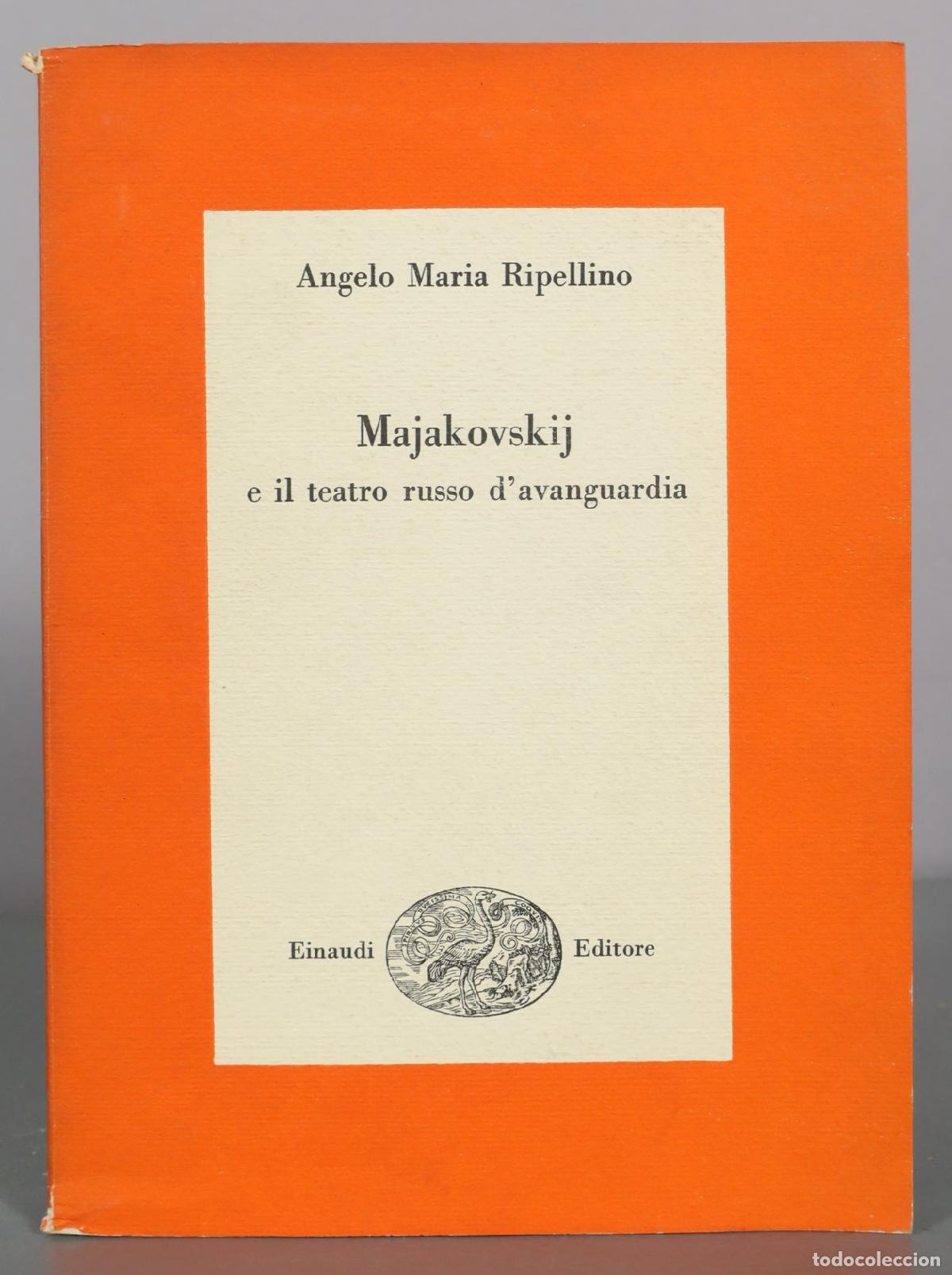 Livros em segunda m&atilde;o: Majakovskij e il teatro russo d'avanguardia - Angelo Maria Ripellino - Einaudi Editore