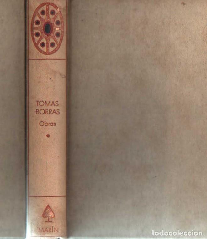 Libri di seconda mano: TOM&Aacute;S BORRAS, OBRAS. TOMO I. A-LESP-1167