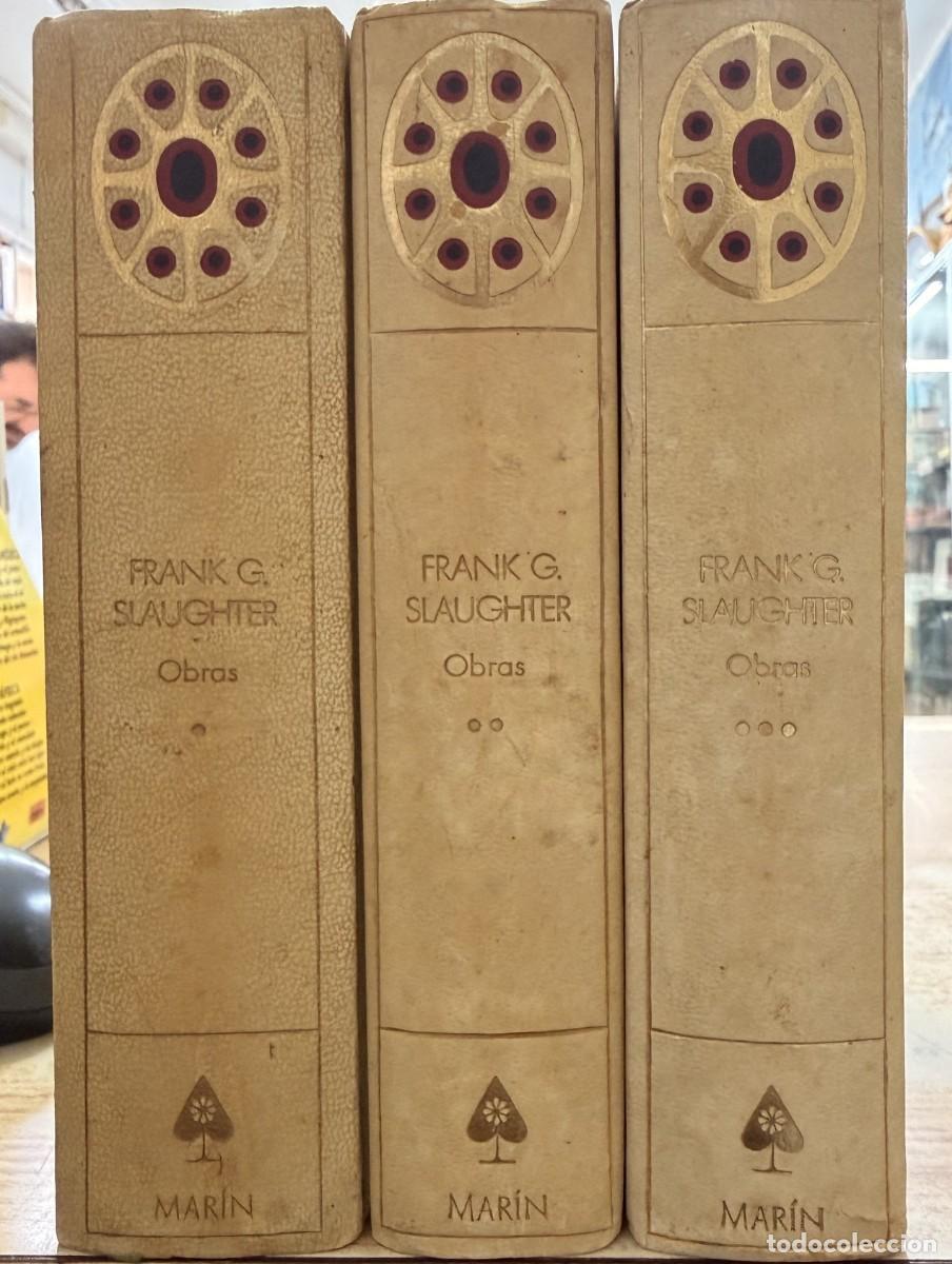 Livros em segunda m&atilde;o: FRANK G. SLAUGHTER, OBRAS. (3 TOMOS). A-LEXT-1229