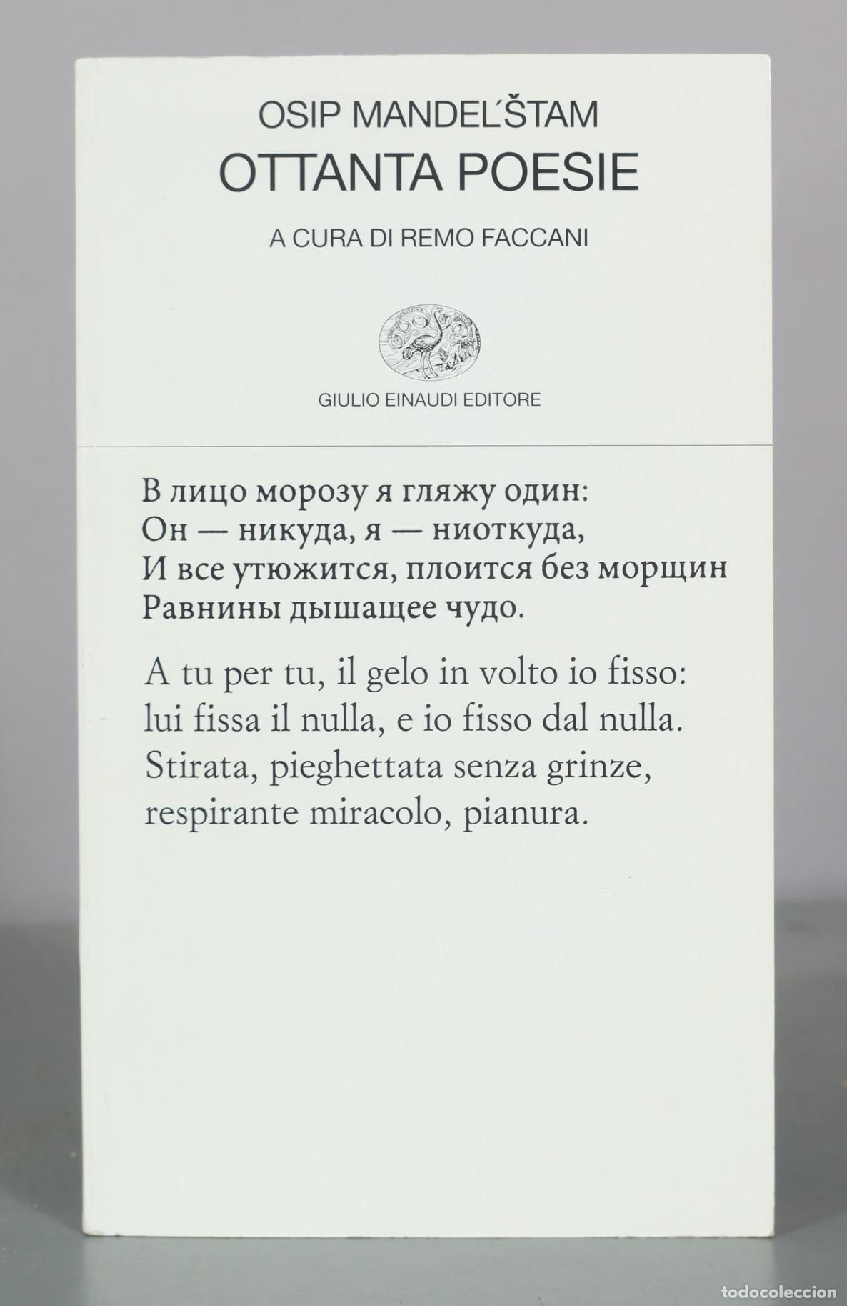 Gebrauchte B&uuml;cher: Ottanta poesie - Osip Mandel'&scaron;tam - Giulio Einaudi Editore