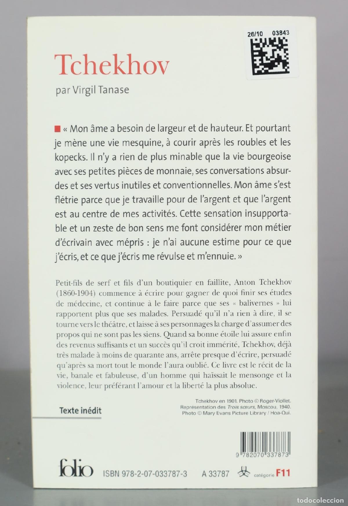 Libros de segunda mano: Tchekhov - Virgil Tanase - Folio - Foto 2