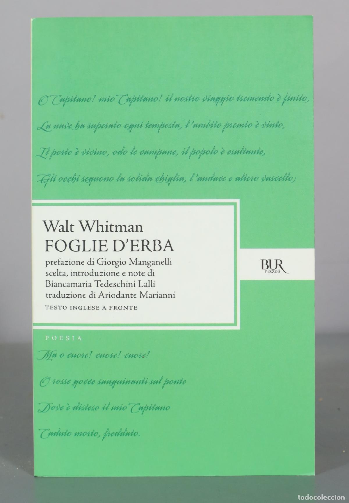 Second hand books: Foglie d'erba - Walt Whitman - BUR Rizzoli