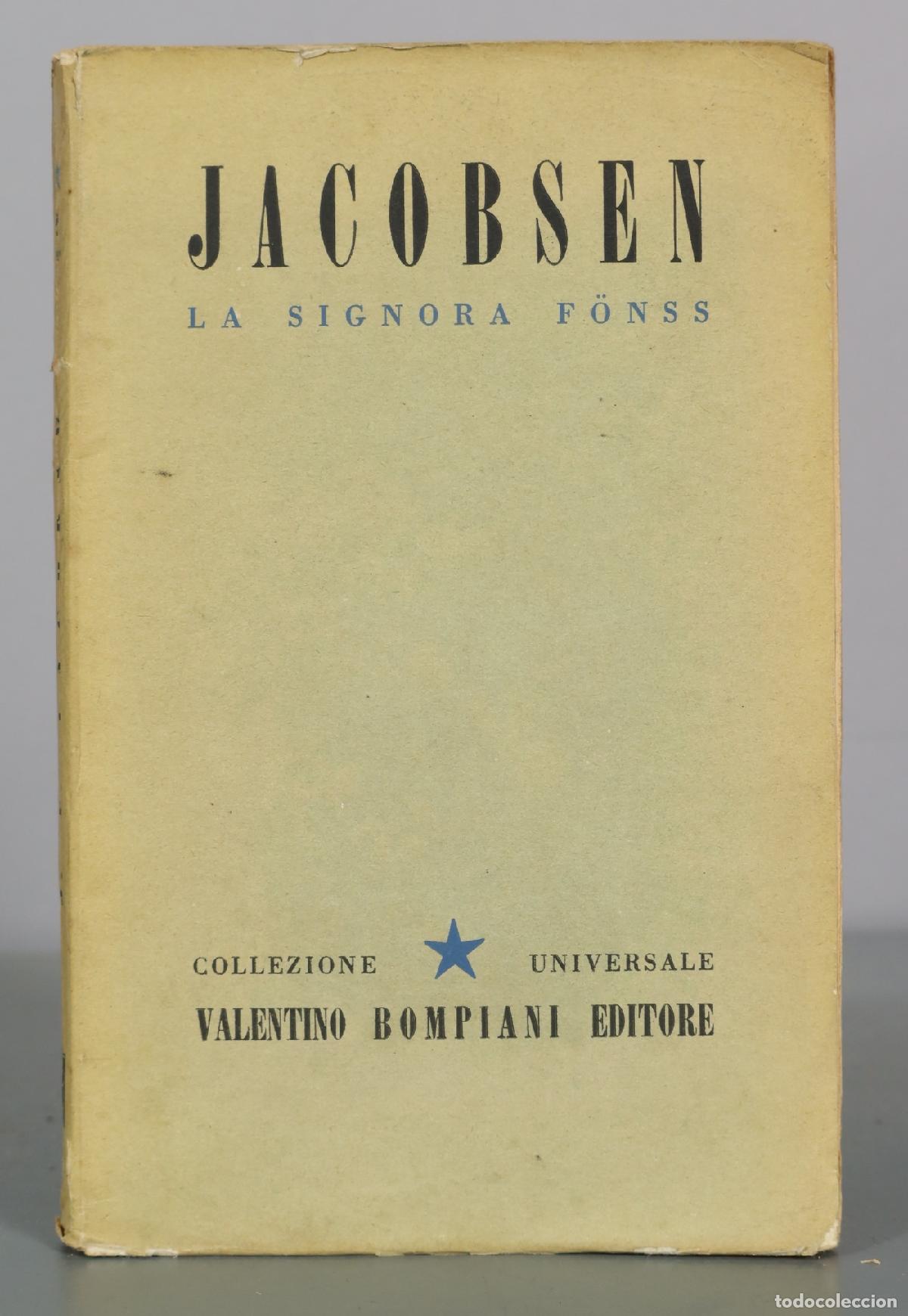Second hand books: La signora F&ouml;nss - J. P. Jacobsen - Valentino Bompiani Editore