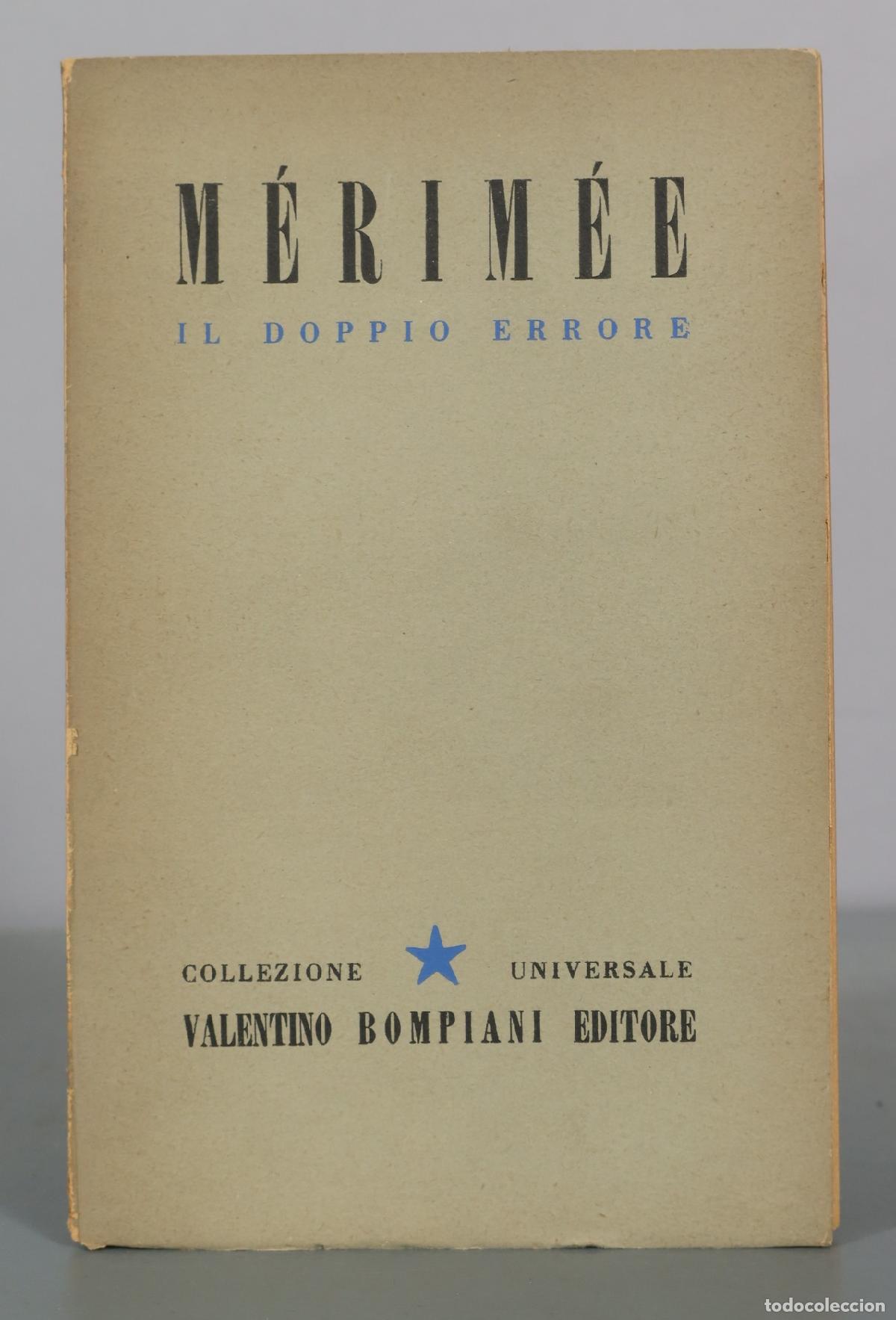 Second hand books: Il doppio errore - Prosper M&eacute;rim&eacute;e - Valentino Bompiani Editore
