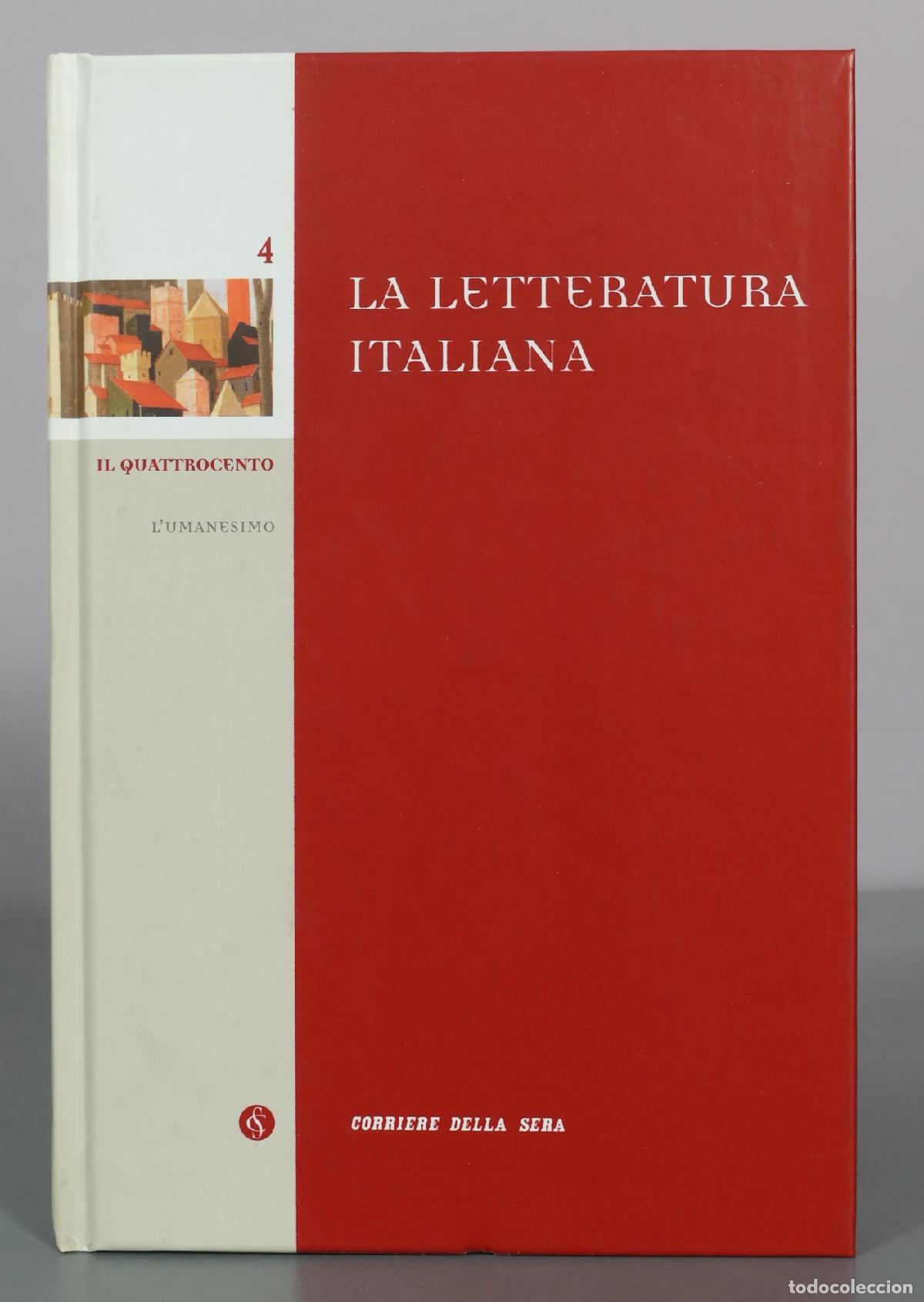 Second hand books: La Letteratura Italiana - Il Quattrocento - L'Umanesimo - Corriere Della Sera