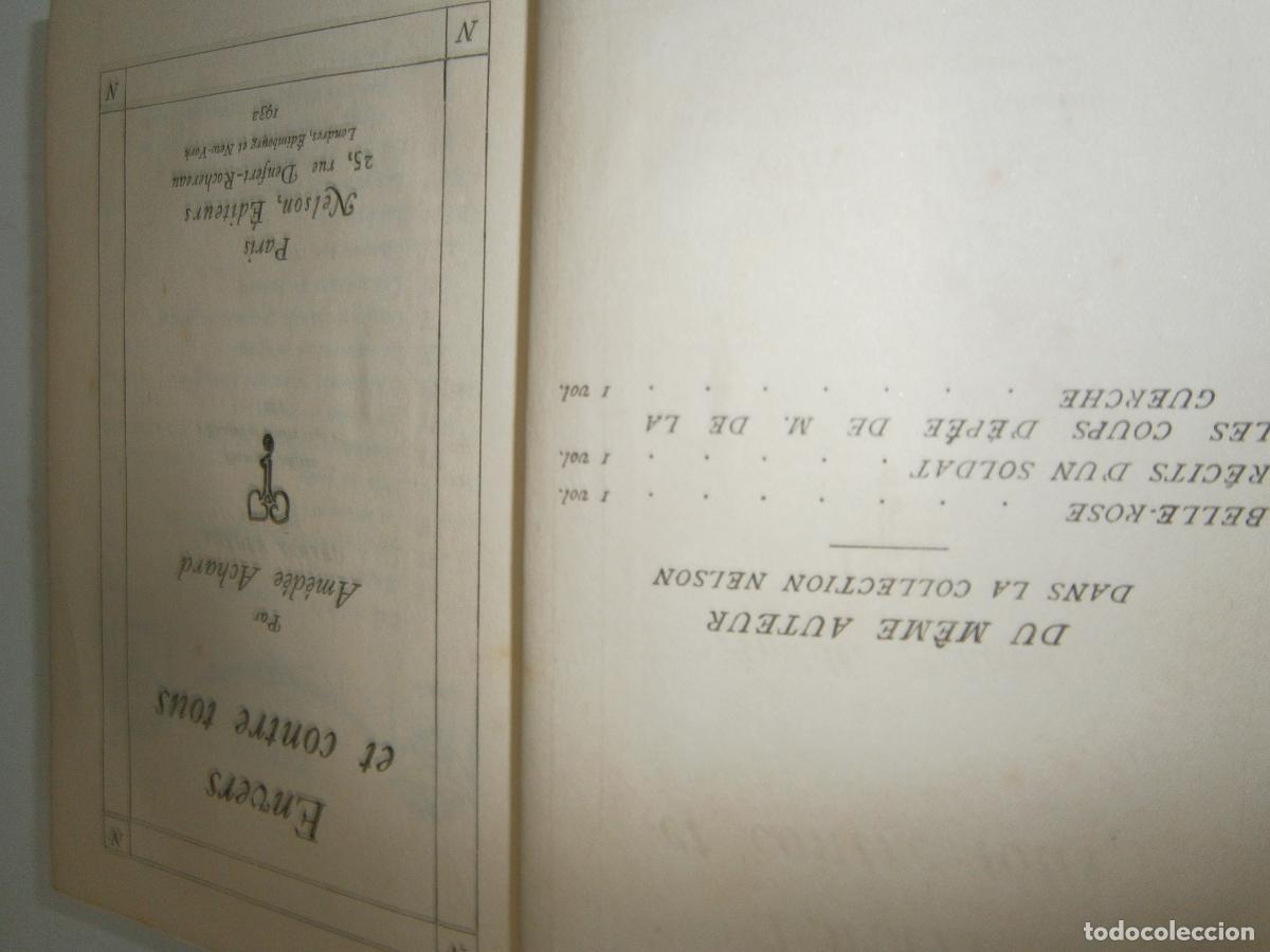 Libros de segunda mano: ENVERS ET CONTRE TOUS - Foto 2