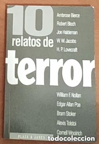 Libri di seconda mano: 10 relatos de terror-plaza y janes-ambrose bierce hp lovecraft edgar allan poe bram stoker
