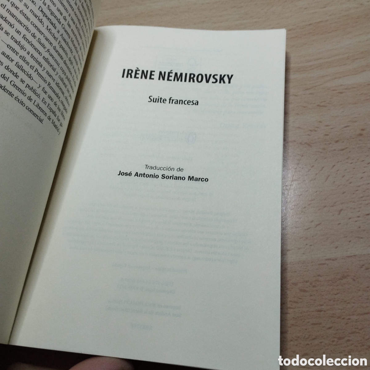 Libros de segunda mano: Suite Francesa. Ir&egrave;ne N&eacute;mirovsky. 2022. Best Seller - Foto 4