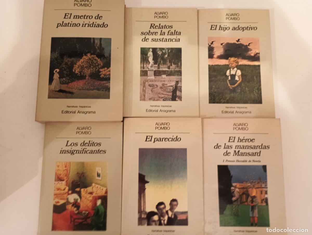 Gebrauchte B&uuml;cher: Lote INDIVISIBLE 6 Libros &Aacute;lvaro Pombo - Editorial Anagrama (Narrativas Hisp&aacute;nicas)
