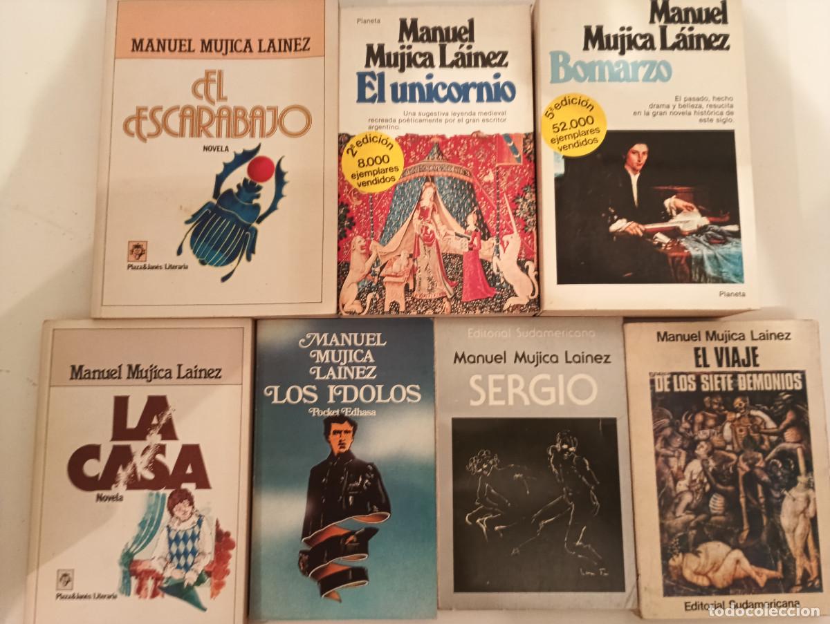 Gebrauchte B&uuml;cher: Lote INDIVISIBLE 7 Libros Manuel Mujica L&aacute;inez - Bomarzo, El Unicornio, El Escarabajo...