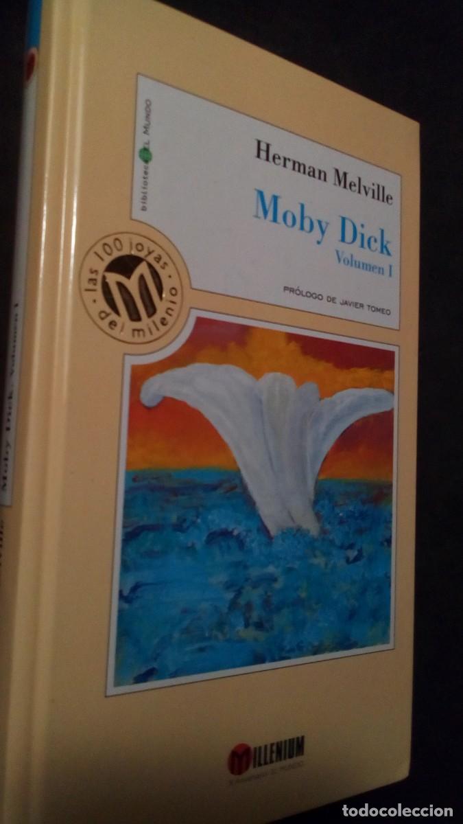 Second hand books: MOBY DICK-VOLUMEN 1-HERMAN MELVILLE-MILLENIUM-X ANIVERSARIO EL MUNDO-TAPA DURA-COMO NUEVO