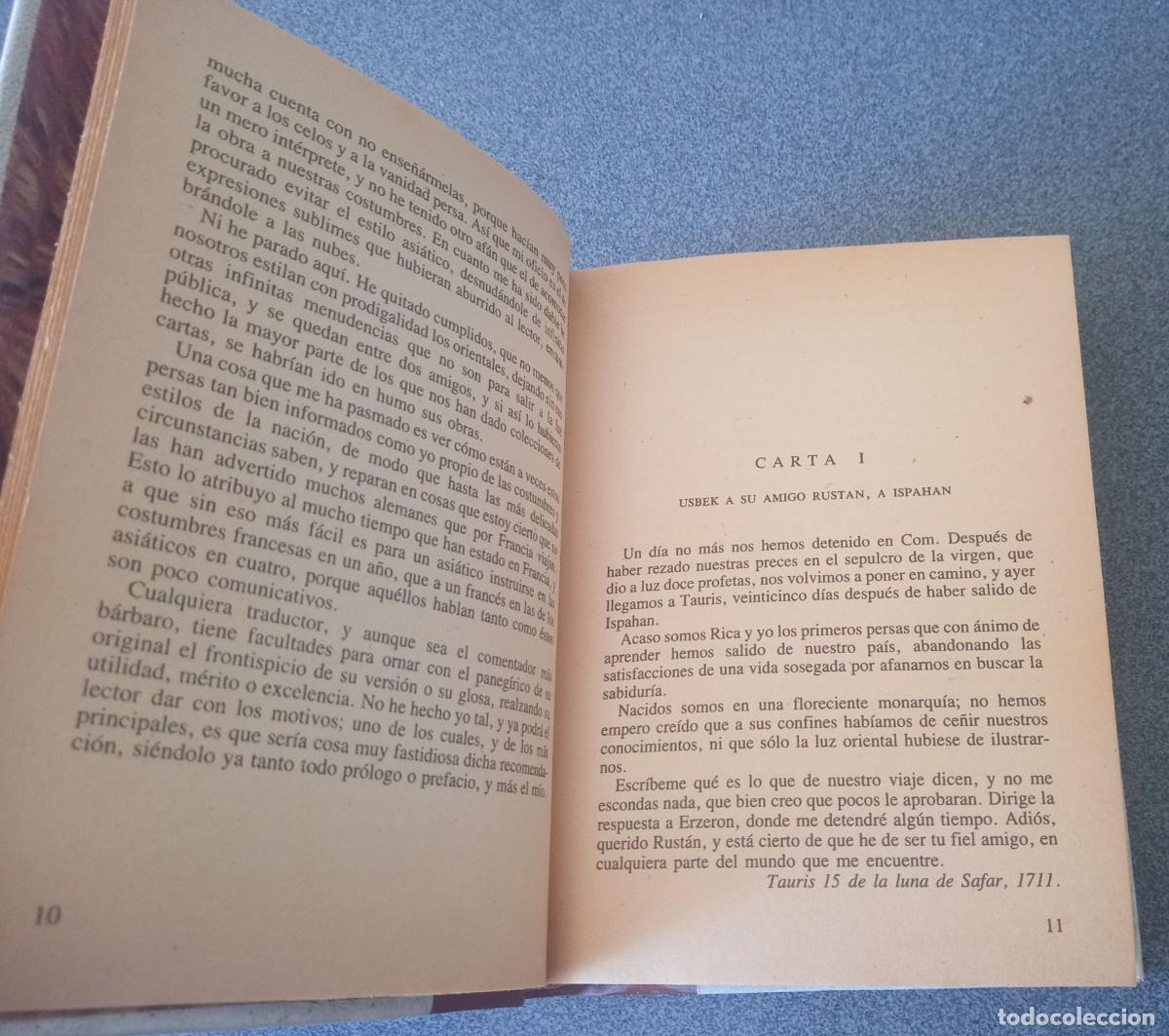 Libros de segunda mano: Cartas Persas Charles Secondat - Foto 5