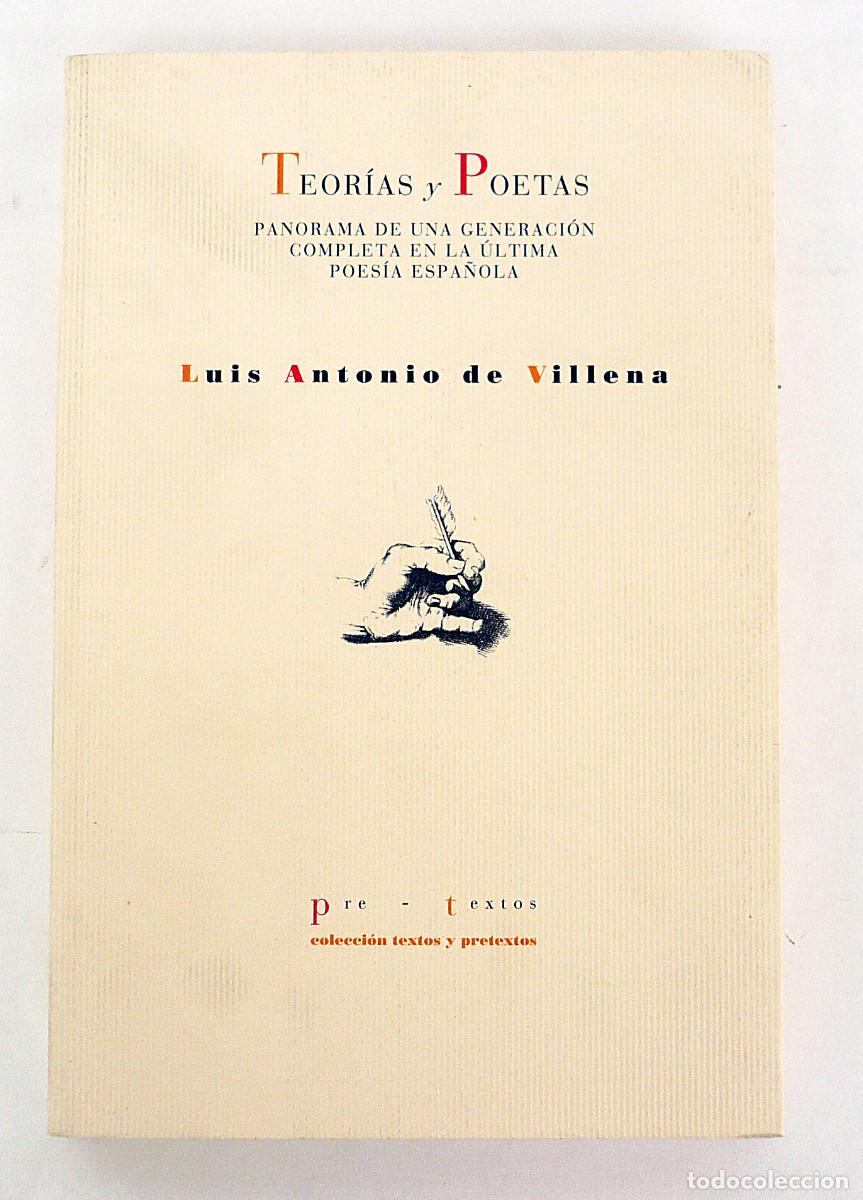 Second hand books: Teoria y Poetas, Luis Antonio de Villena