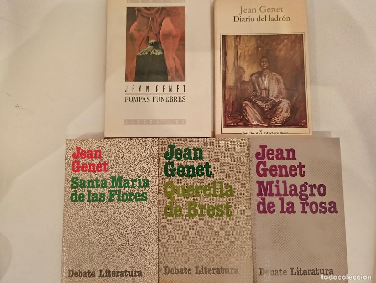 Gebrauchte B&uuml;cher: Lote INDIVISIBLE 5 Libros Jean Genet - Querella de Brest, Diario del Ladr&oacute;n, Debate Literatura