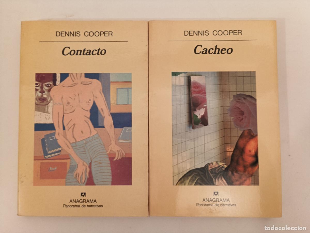 Libros de segunda mano: Lote INDIVISIBLE 2 Libros Dennis Cooper - Contacto + Cacheo (Editorial Anagrama)