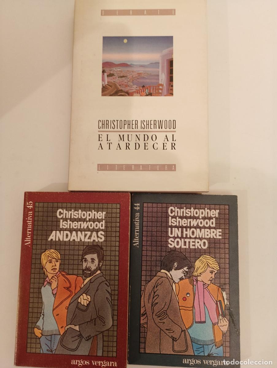 Libros de segunda mano: Lote INDIVISIBLE 3 Libros Christopher Isherwood - Un Hombre Soltero, Argos Vergara / Debate
