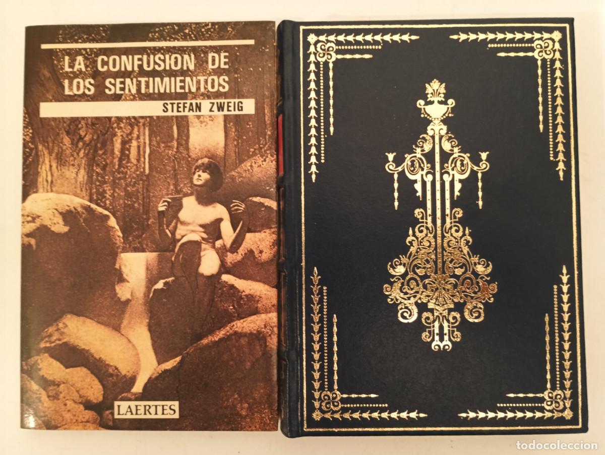 Libros de segunda mano: Lote INDIVISIBLE 2 Libros Stefan Zweig - La Confusi&oacute;n de los Sentimientos + Relatos (Laertes)