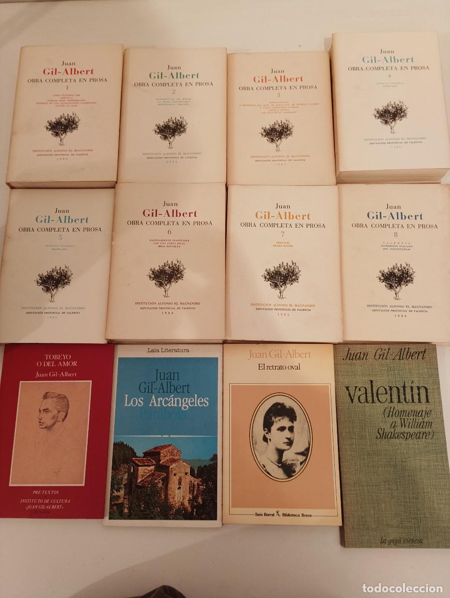 Livres d'occasion: Lote INDIVISIBLE 12 Libros Juan Gil-Albert - Obra Completa Prosa (1-8 Magn&agrave;nim) + Tobeyo, Valent&iacute;n
