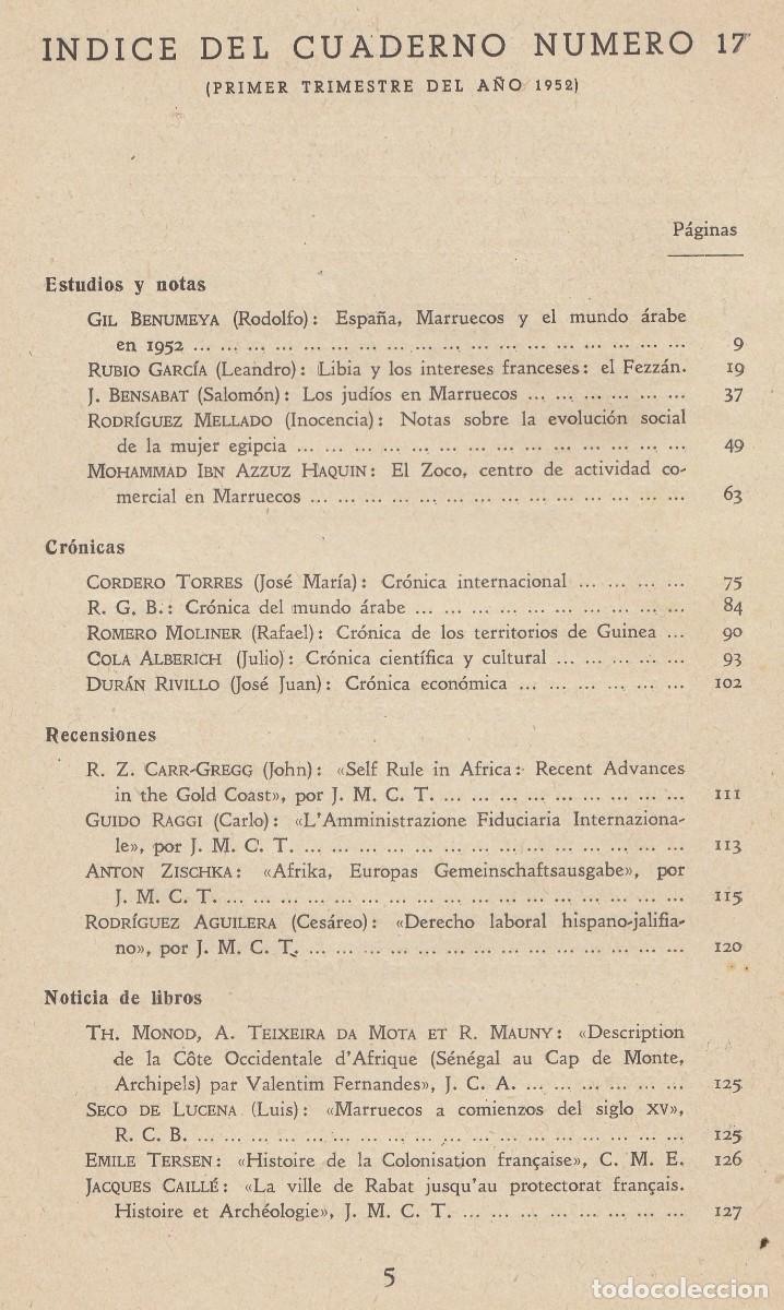 Libros de segunda mano: CUADERNOS DE ESTUDIOS AFRICANOS N&ordm; 17.MARRUECOS JUD&Iacute;OS. AEG