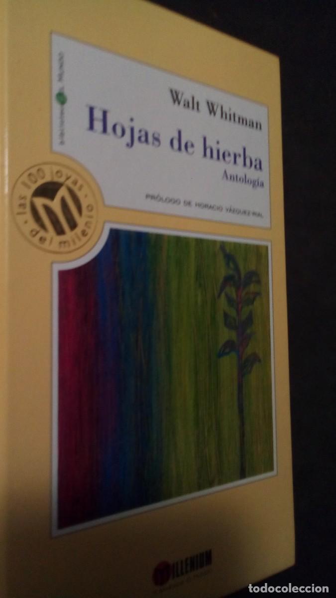 Libros de segunda mano: WALT WHITMAN - HOJAS DE HIERBA - EDITA MILLENIUM & EL MUNDO 1999-TAPA DURA-COMO NUEVO