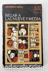 Libros de segunda mano: Billar a las nueve y media - Heinrich B&ouml;ll - Seix Barral - 1972