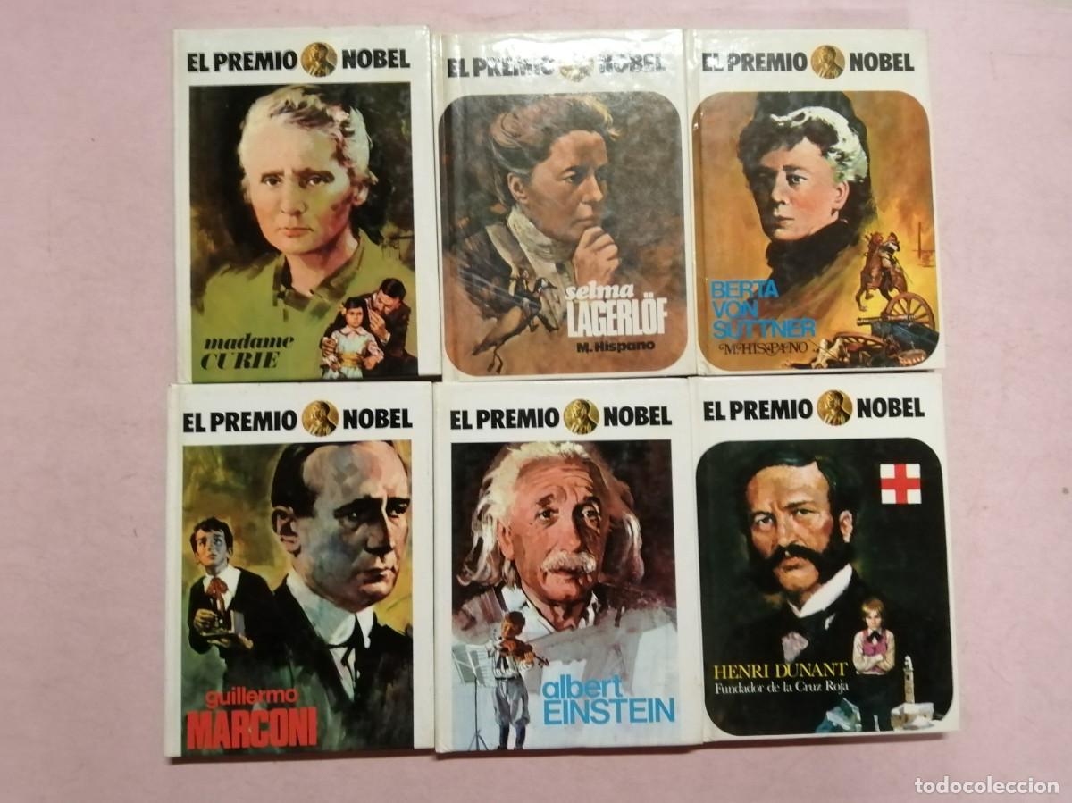 Libros de segunda mano: PREMIOS NOBEL. 6 TITULOS (MADAME CURIE - EINSTEIN - SELMA LAGERLOF - MARCONI - DUNANT -...)