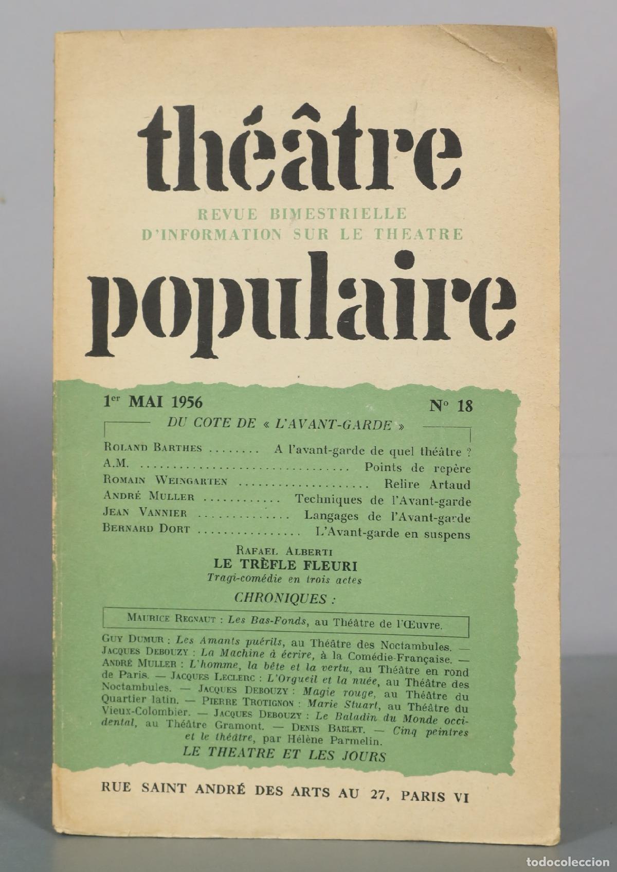 Gebrauchte B&uuml;cher: Th&eacute;&acirc;tre Populaire. N 18