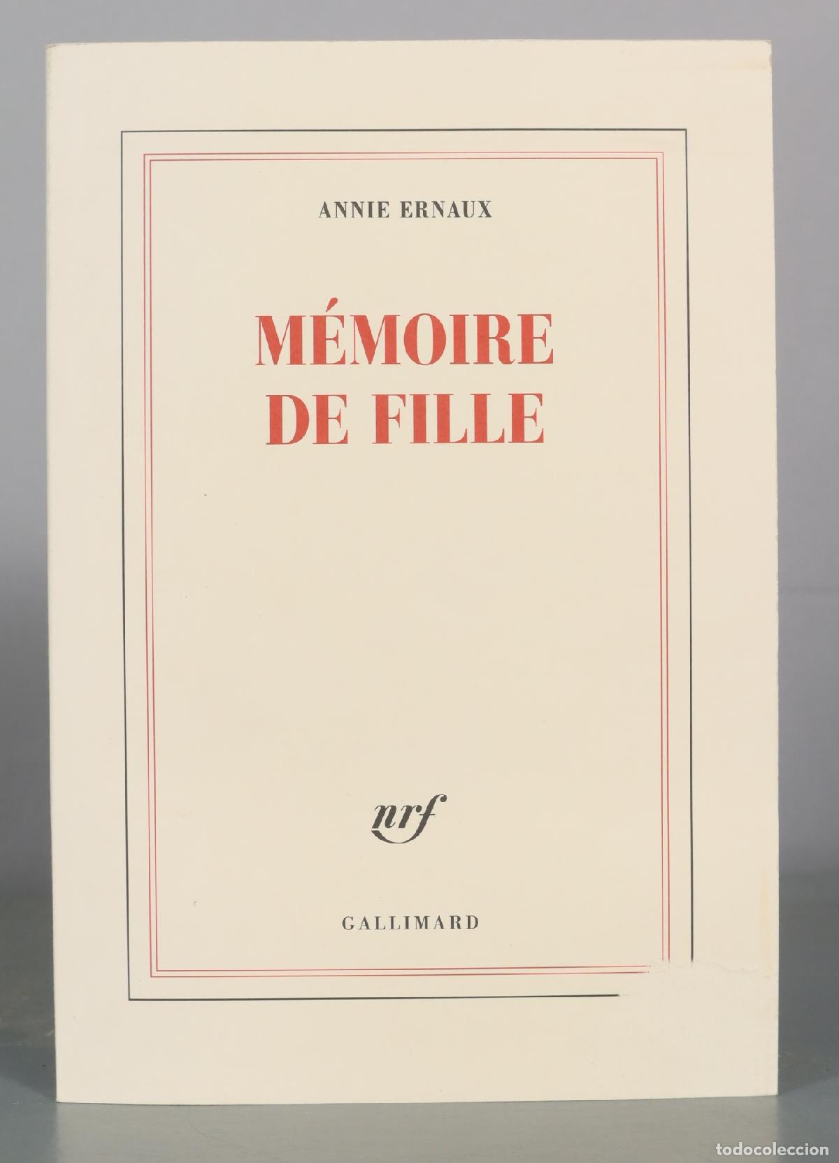 Libros de segunda mano: Memoire de fille - Annie Ernaux - Gallimard