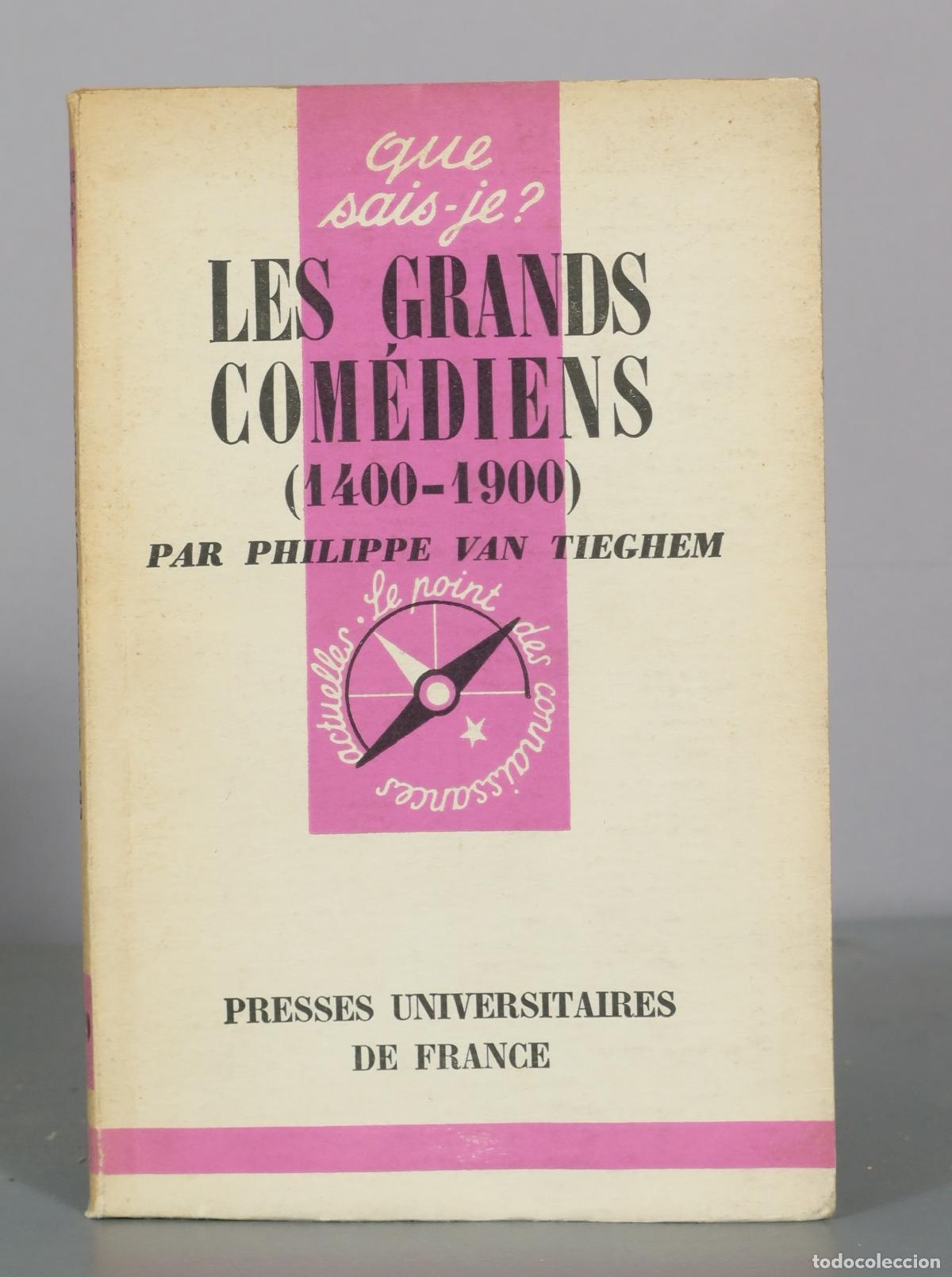 Libros de segunda mano: Les Grands Com&eacute;diens - Philippe Van Tieghem - Presses Universitaires de France