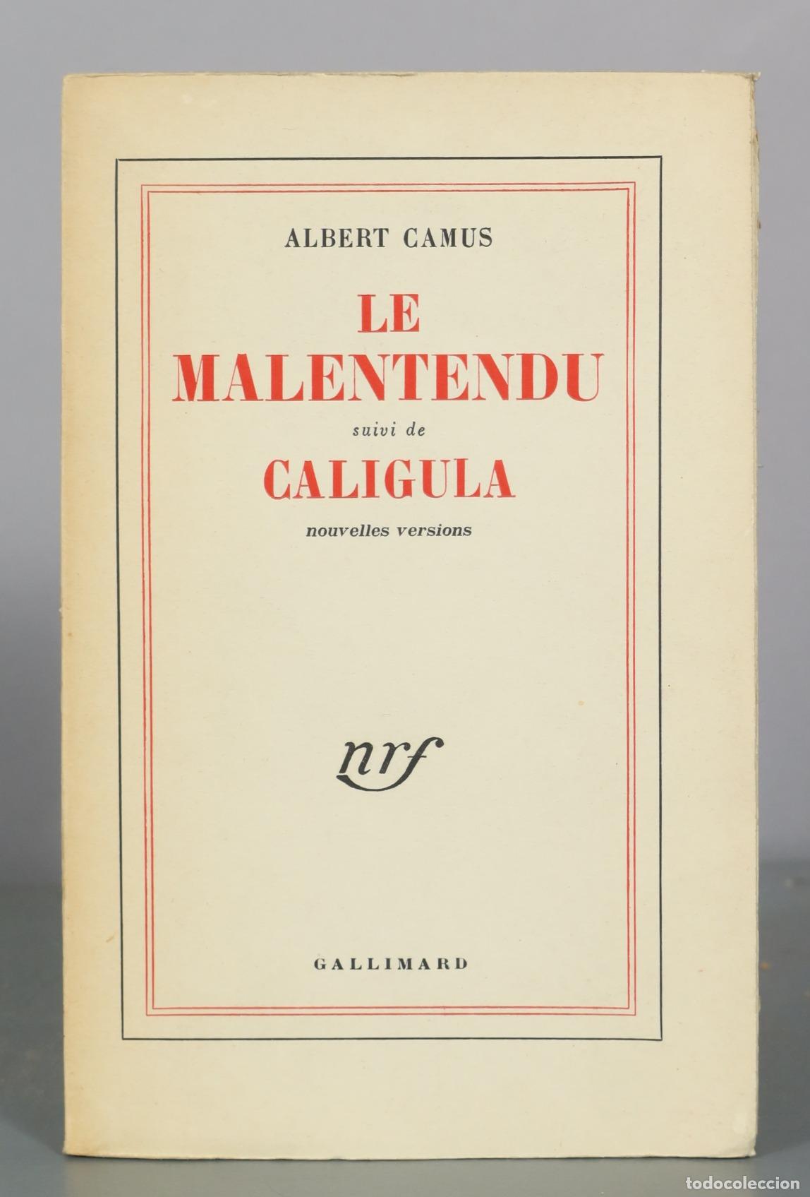 Libros de segunda mano: Le Malentendu suivi de Caligula - Albert Camus - Gallimard