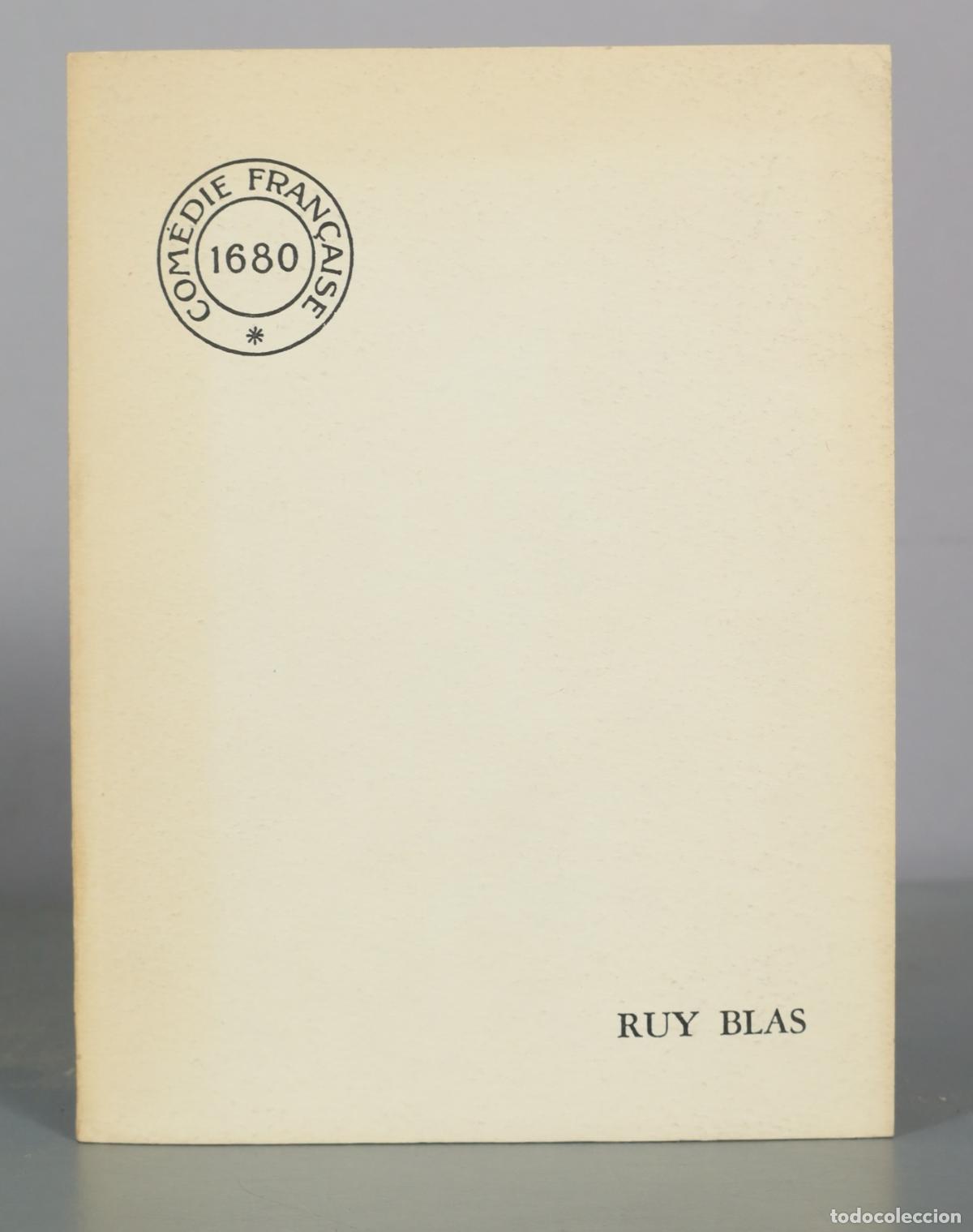 Libros de segunda mano: Ruy Blas - Victor Hugo - Com&eacute;die Fran&ccedil;aise