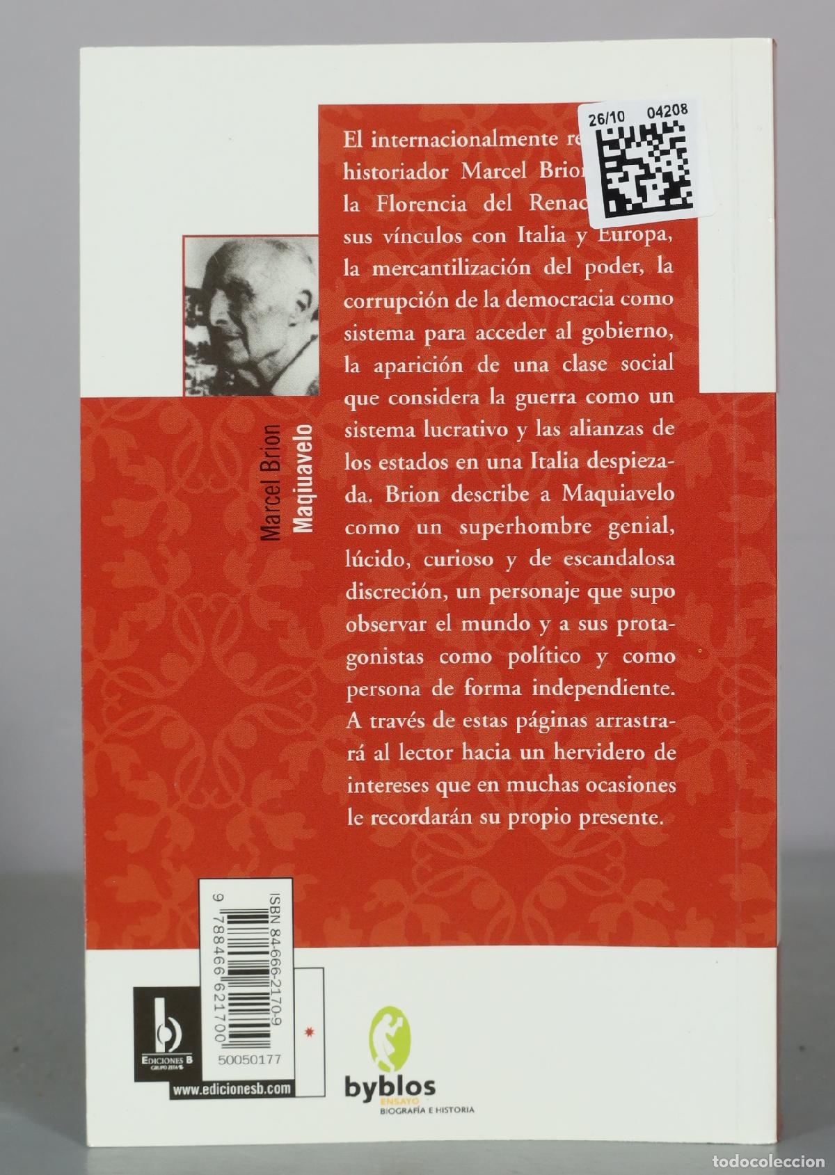 Libros de segunda mano: Maquiavelo - Marcel Brion - Byblos - Foto 2