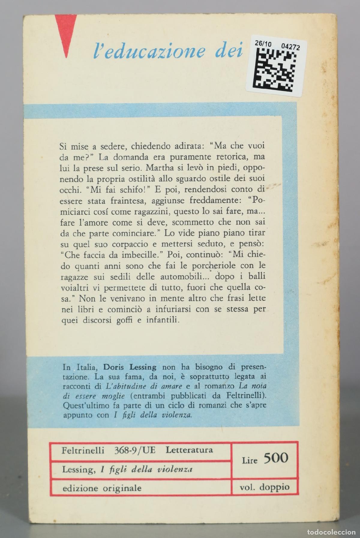 Libros de segunda mano: I figli della violenza - Doris Lessing - Feltrinelli - Foto 2