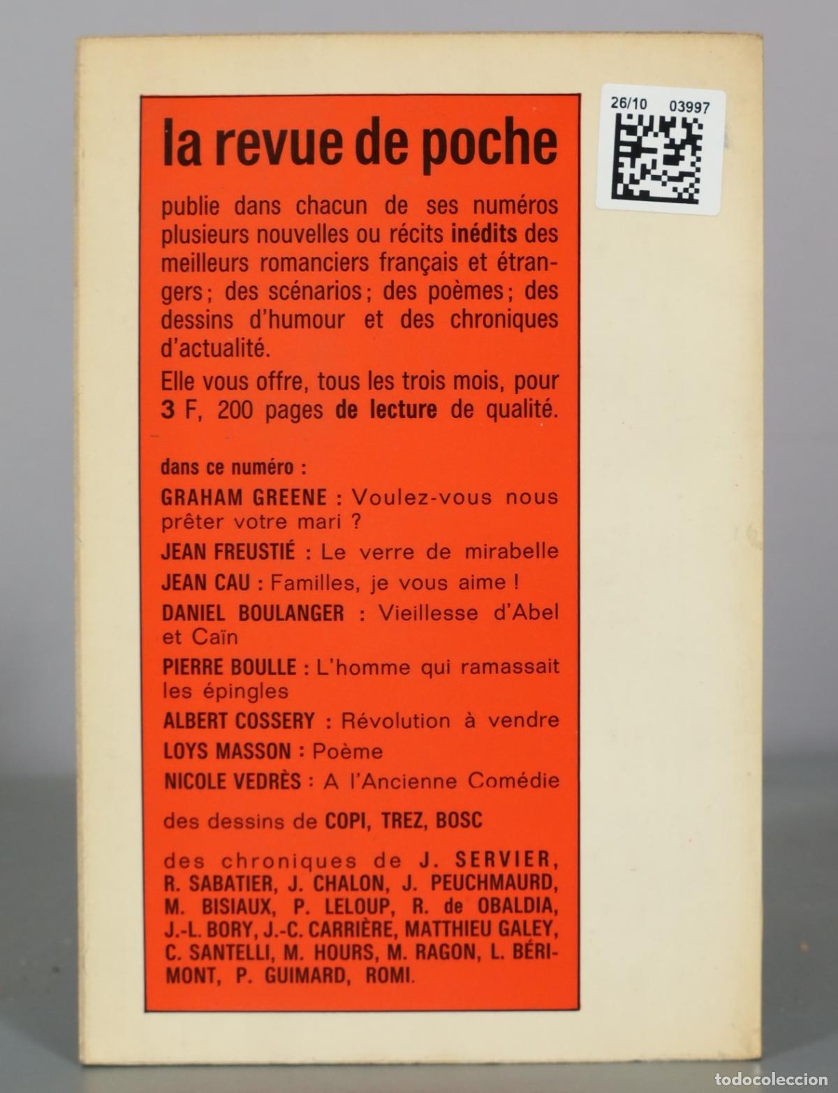Libros de segunda mano: La revue de poche - Robert Laffont - Foto 2