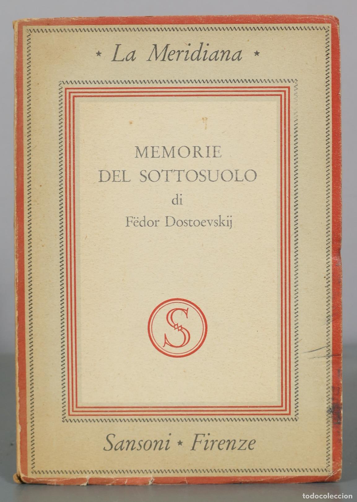 Livros em segunda m&atilde;o: Memorie del Sottosuolo - F&euml;dor Dostoevskij - Sansoni