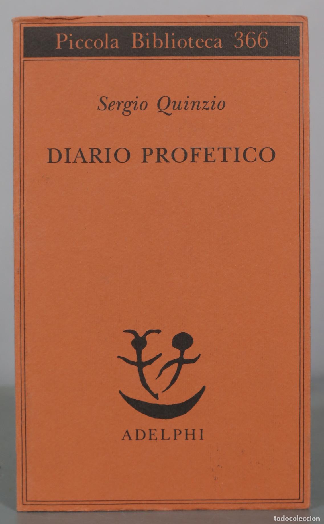 Libros de segunda mano: Diario profetico - Sergio Quinzio - Adelphi