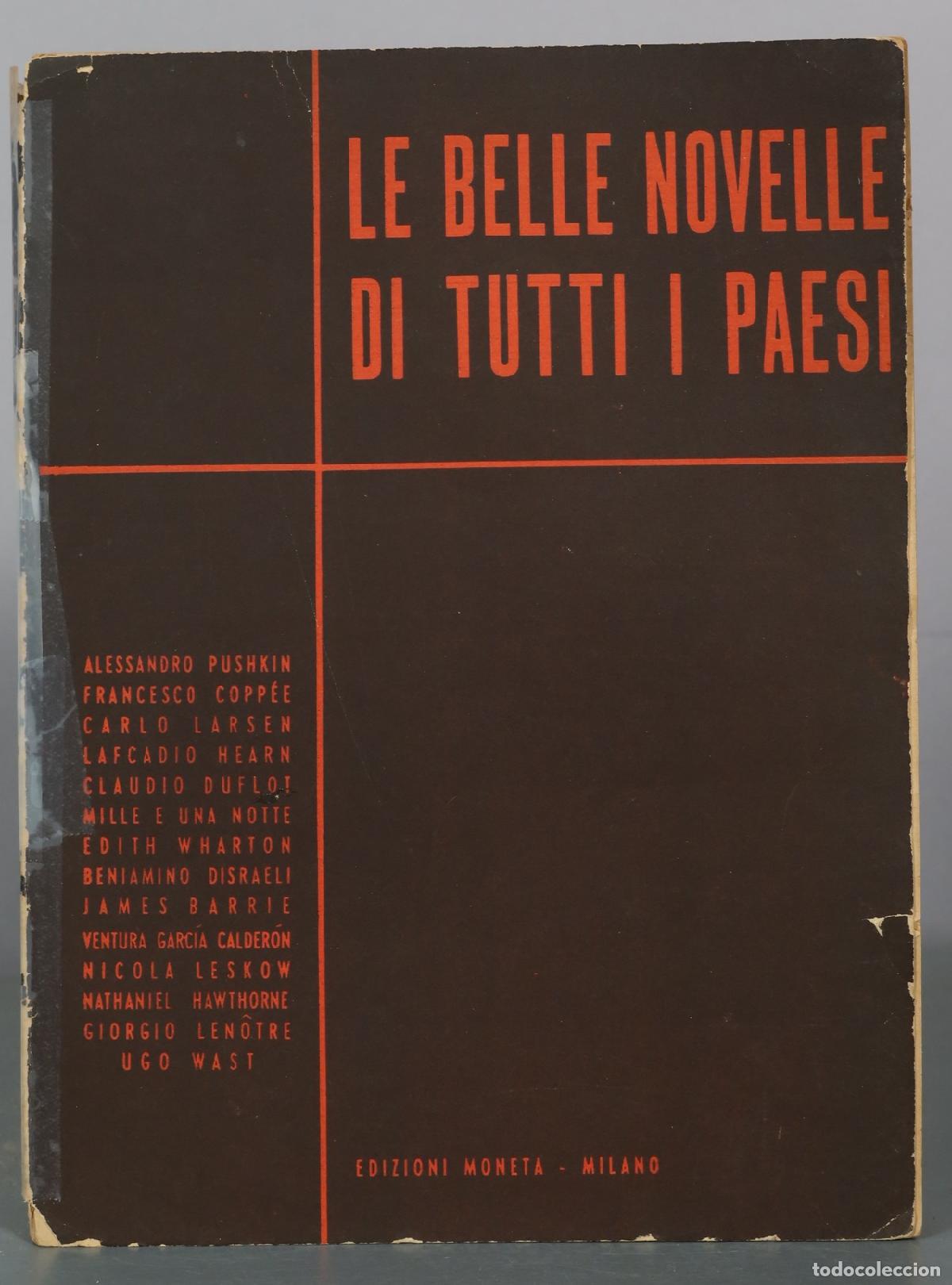 Libros de segunda mano: Le belle novelle di tutti i paesi - Edizioni Moneta