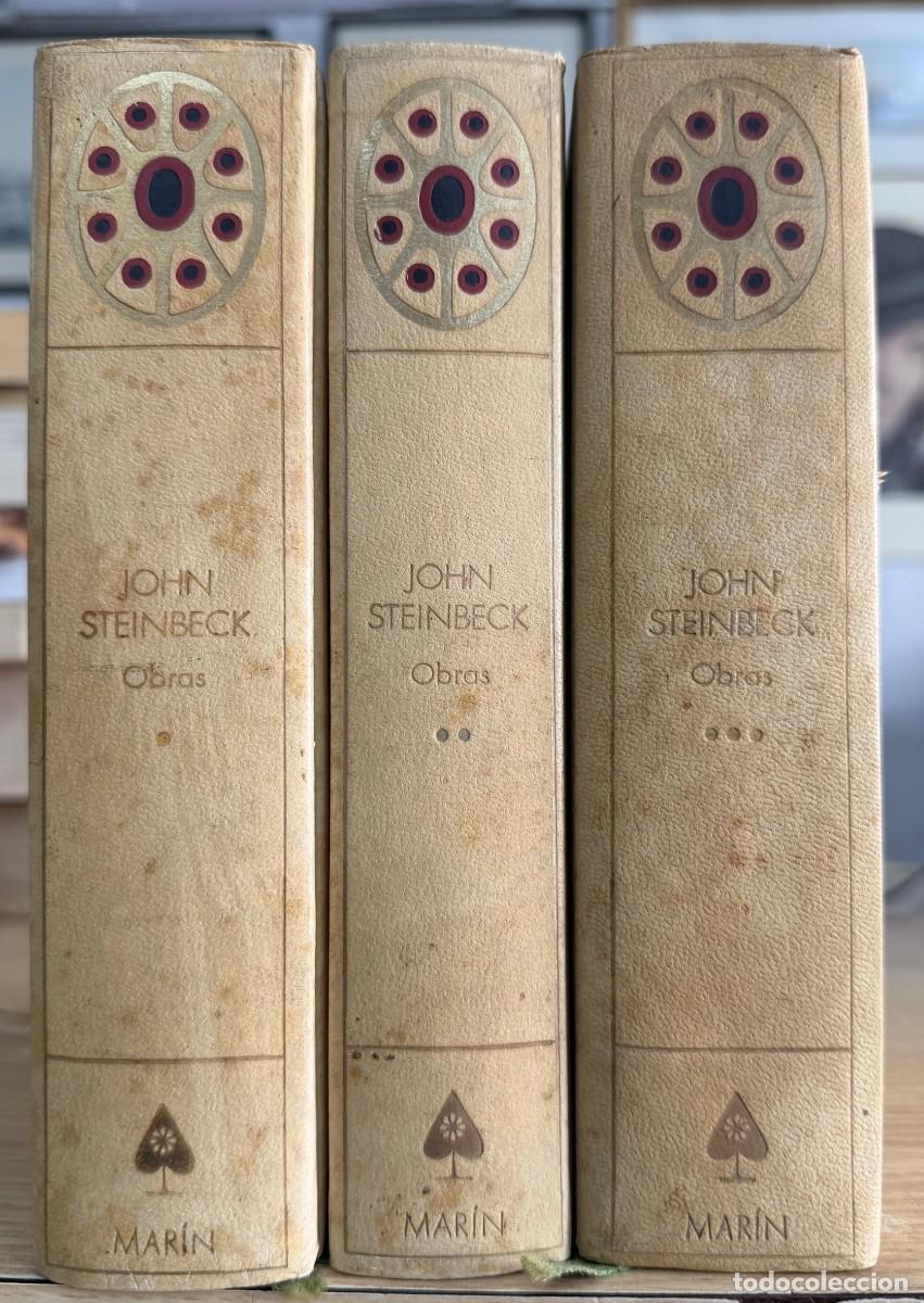 Libros de segunda mano: JOHN STEINBECK, OBRAS. (3 TOMOS). A-LEXT-1238