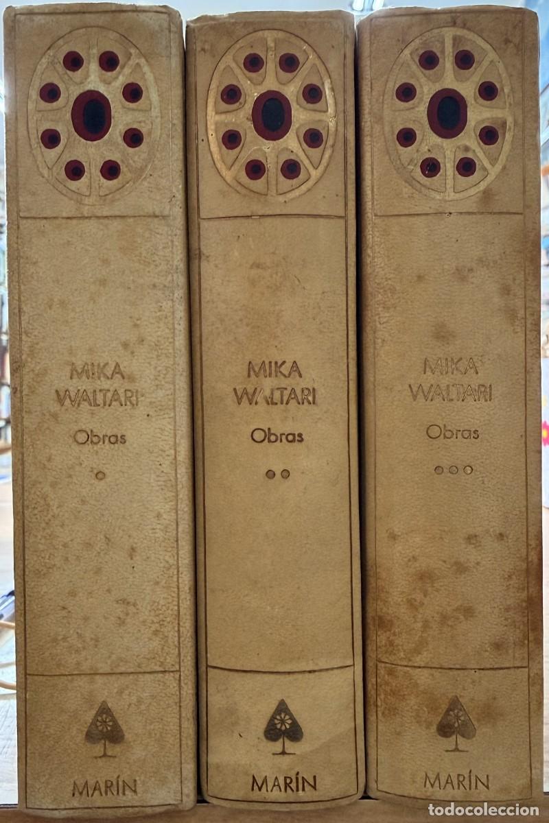 Libros de segunda mano: MIKA WALTARI, OBRAS. (3 TOMOS). A-LEXT-1239