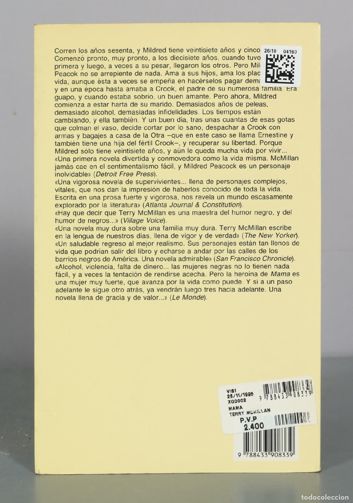 Libros de segunda mano: Mama - Terry McMillan - Anagrama - Foto 2