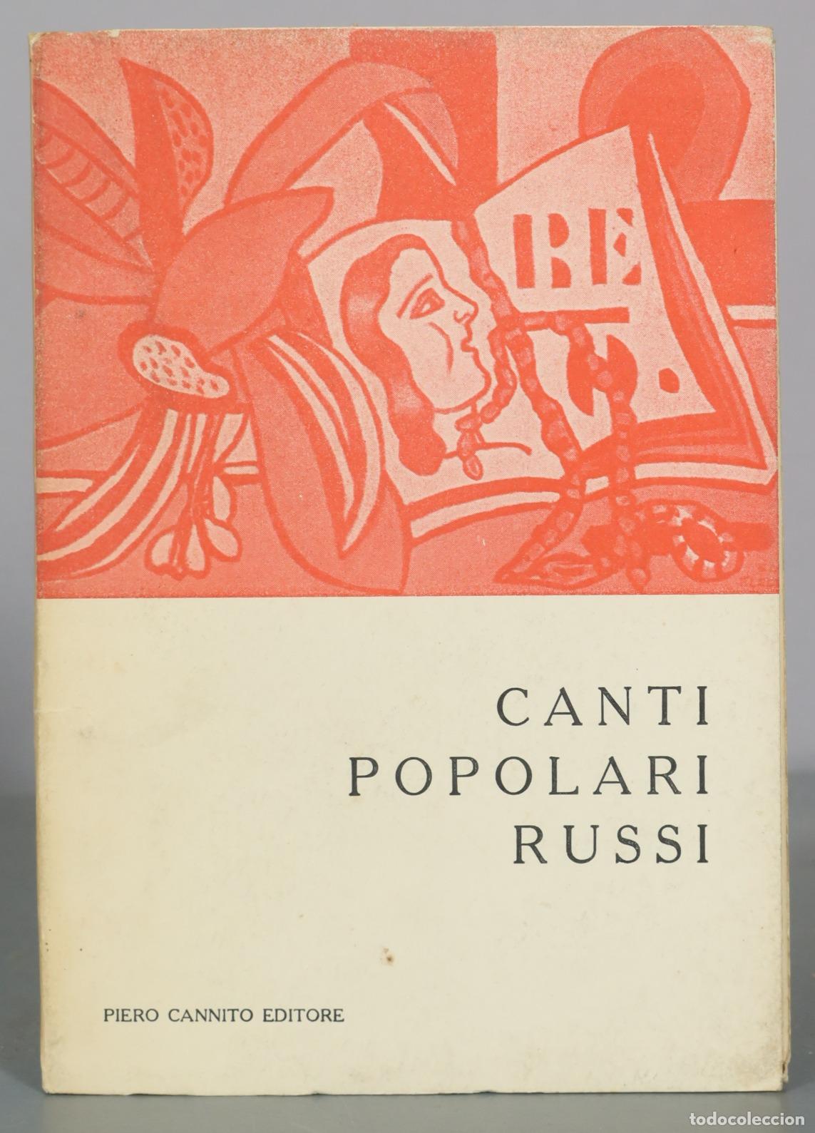 Libros de segunda mano: Canti Popolari Russi - Piero Cannito Editore